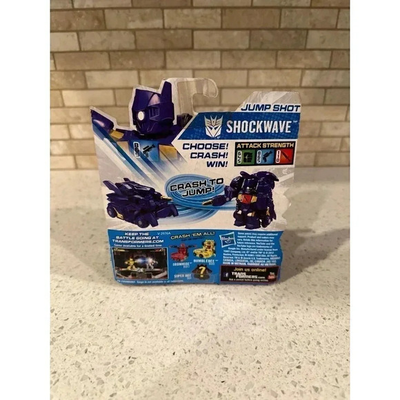New Transformers Bot Shots Jump Shot Shockwave Figure bk - Picture 2 of 2